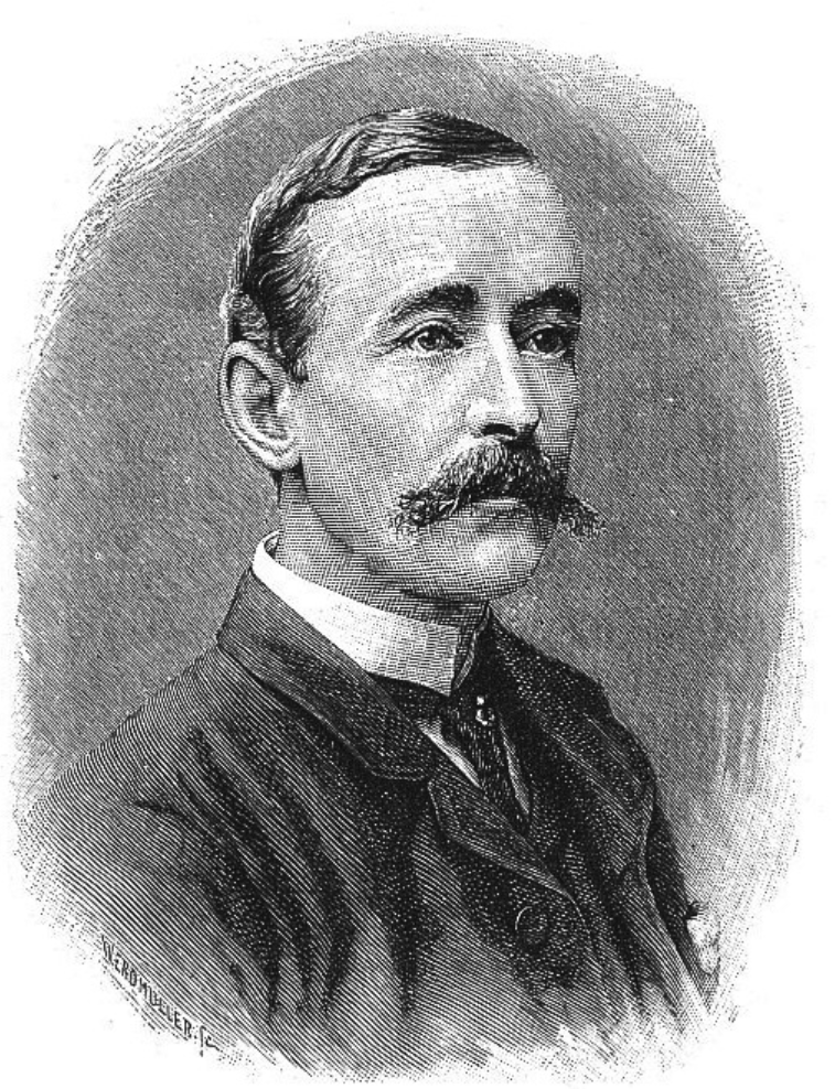 A Victorian engraved portrait of James Sligo Jameson, heir to the Jameson whiskey fortune