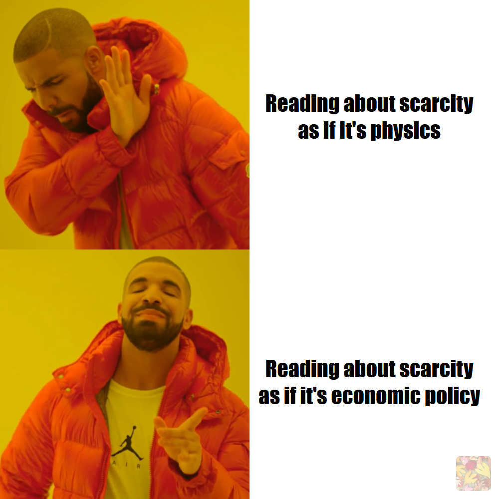 poverty is apparently a requirement
