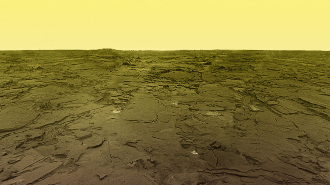 Venera 13 / Soviet Academy of Sciences, 1982. Venus surface.