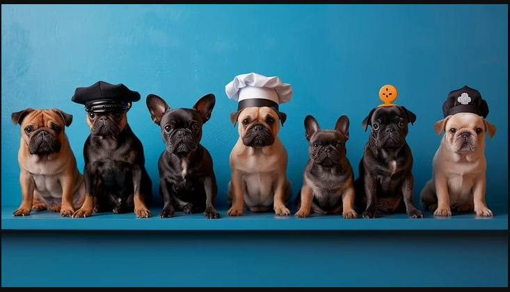 Working dogs across roles